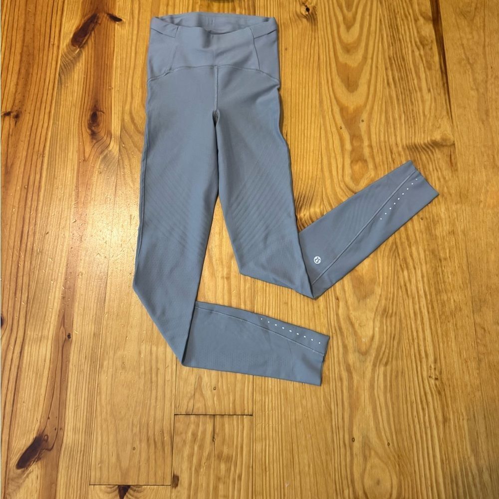 Lululemon SenseKnit High-Rise Running Tight 28" Rhino Grey Women's Size 2 - Picture 5 of 13